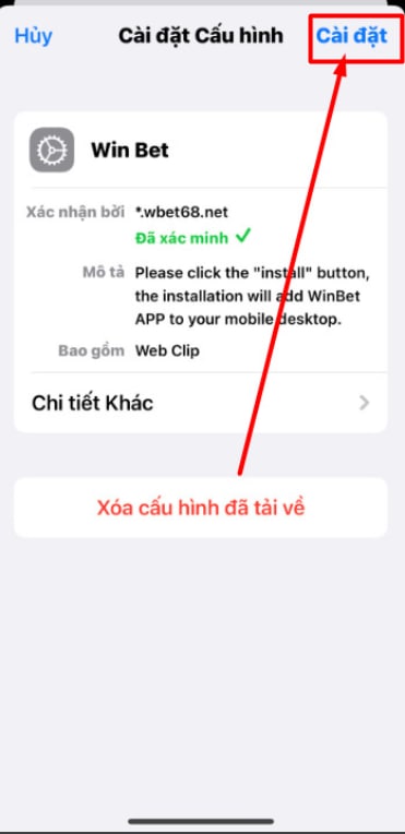 Tải app Winbet thông qua điện thoại thông minh